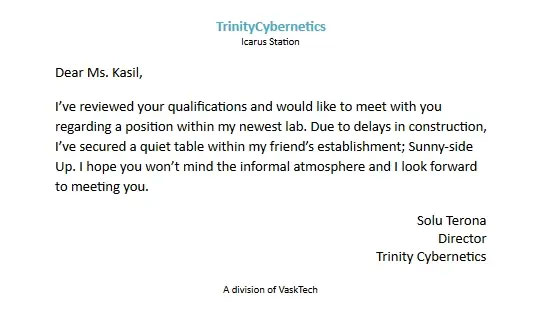 TrinityCybernetics letter